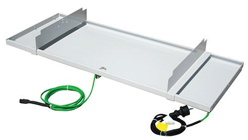 Kondensatpanne med varmekabel