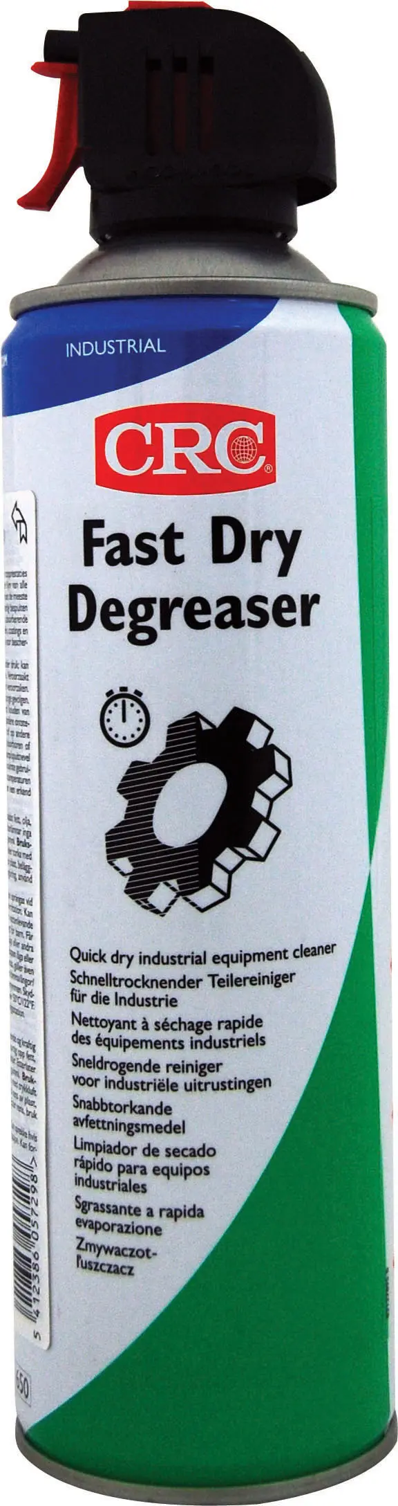 Fast dry degraser spray
